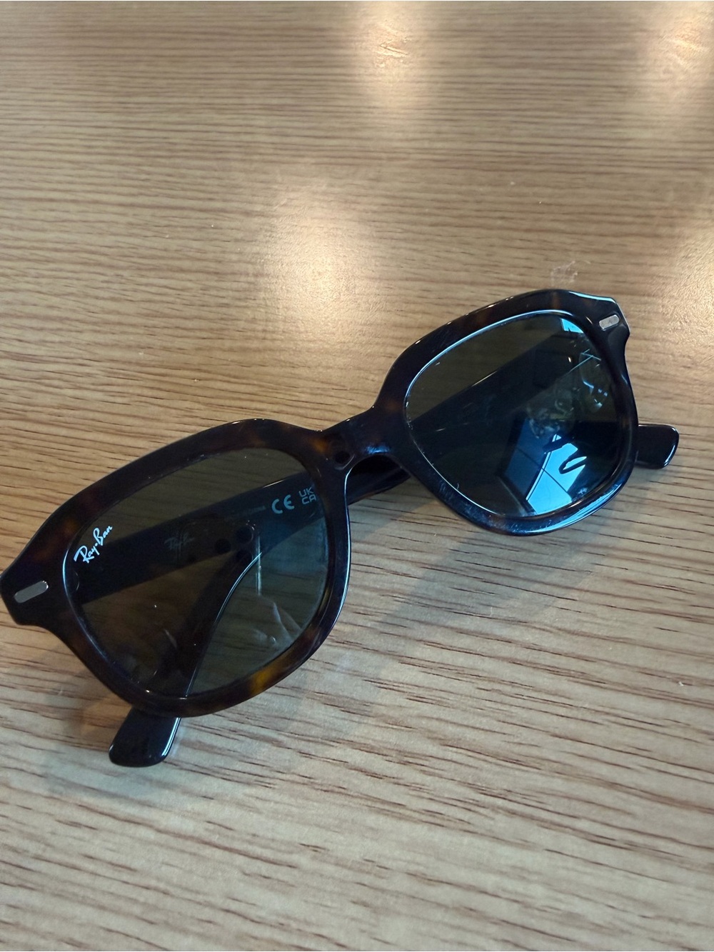 Ray Ban Erik Sunglasses with Green Lenses